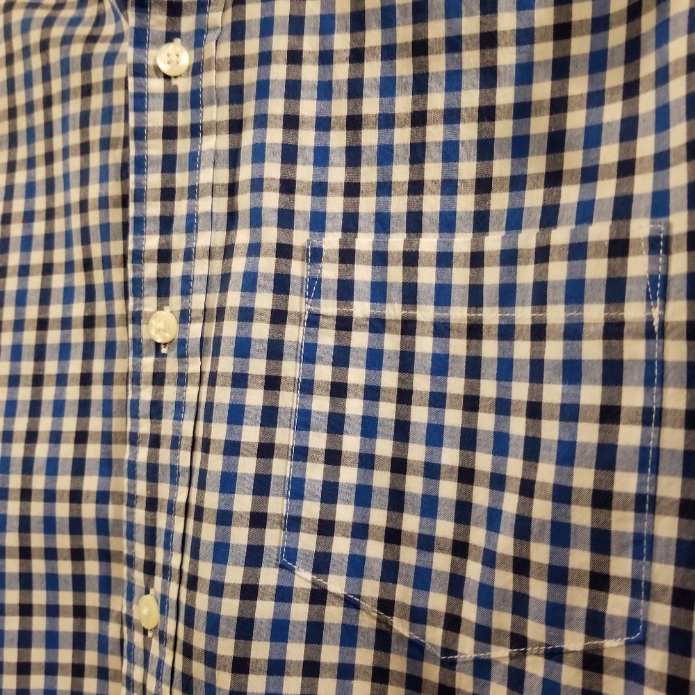 Gap Slim-Fit Gingham Button Down, L - image 2